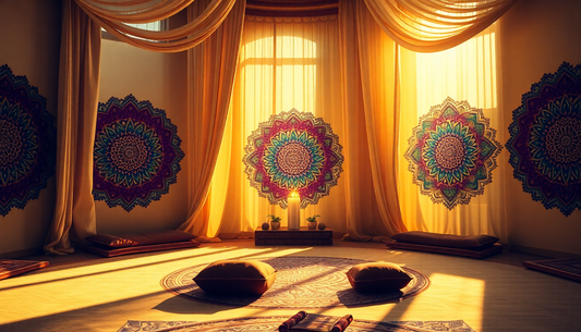 Elevate Your Space: Infusing Spiritual Serenity with Mandala Designs